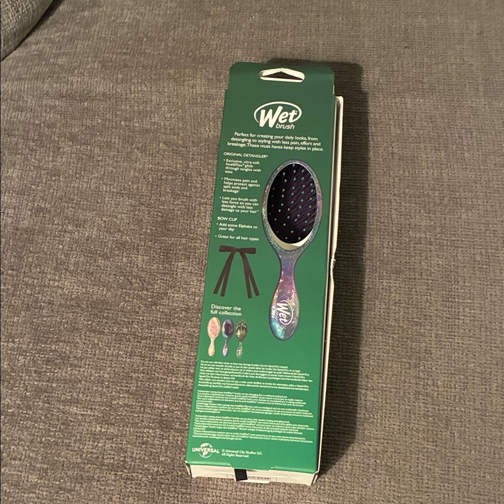 Wet Brush Wicked Detangler Hair Brush - Iridescent Purple/Green - Picture 2 of 4